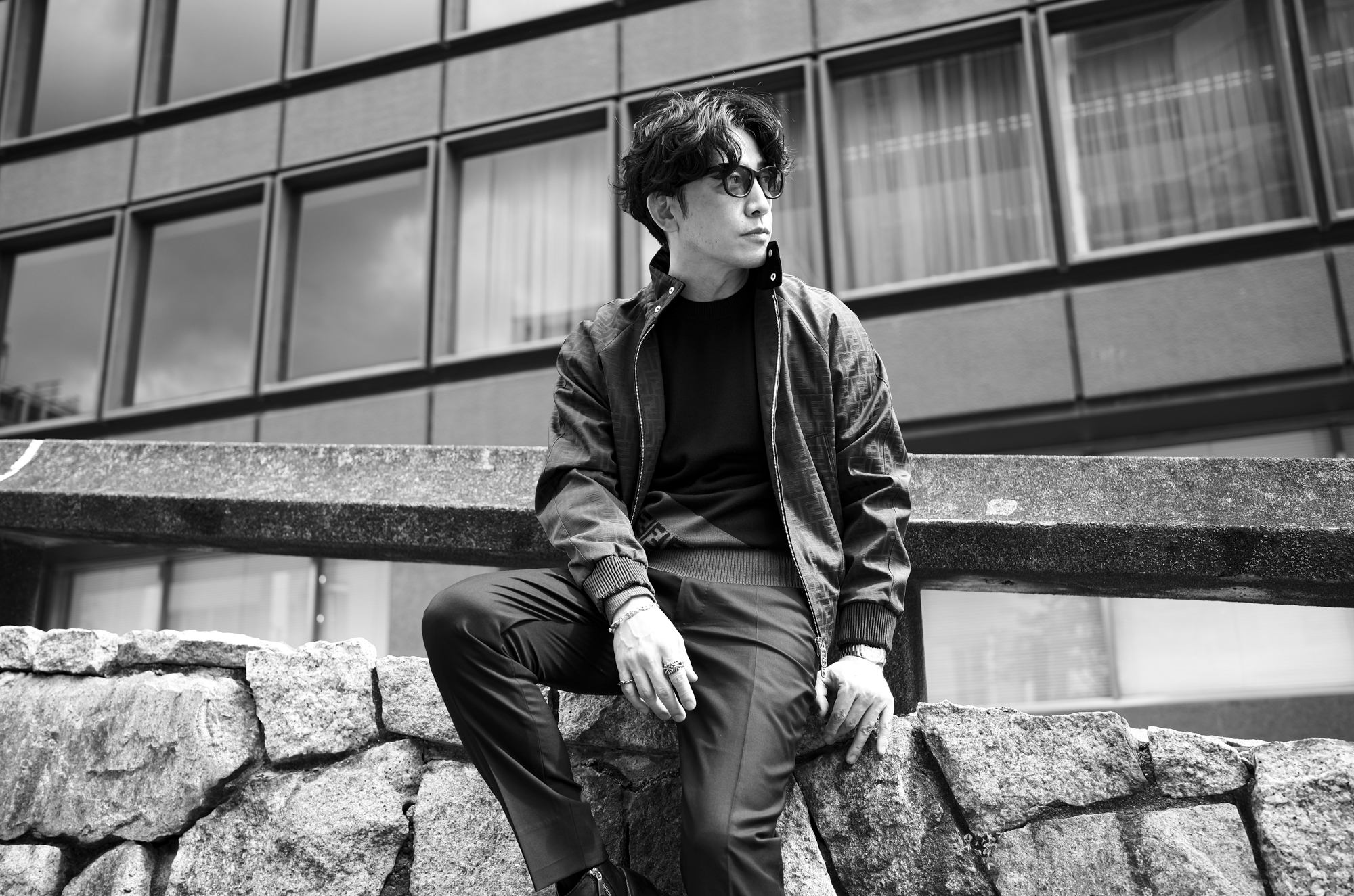 cuervo bopoha Sartoria Collection Chris DRESS WOOL SLACKS クエルボ ヴァローナ アルトエデリット ドレス パンツ スラックス トラウザー ブラック 愛知 名古屋 Alto e Diritto altoediritto アルトエデリット