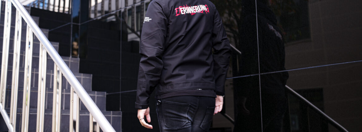 ERINNERUNG (エアインネルング) DIMENSION JACKET A01-J19675 3R (ディメンション ジャケット) ウォータープルーフ ハードシェル ジャケット BLACK (ブラック) 愛知 名古屋 Alto e Diritto altoediritto アルトエデリット