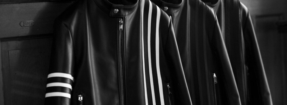 FIXER F0 SINGLE RIDERS Cow Leather BLACK × WHITE , BLACK × NAVY , BLACK × PYTHON フィクサー エフゼロ シングルライダース カウレザー ブラック ホワイト ブラック ネイビー ブラック パイソン 愛知 名古屋 Alto e Diritto altoediritto アルトエデリット ライダースジャケット レザージャケット