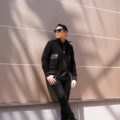 FIXER(フィクサー) F12(エフトゥエルヴ) FLIGHT JACKET Cashmere Suede × Cow Leather スエード × カウレザー フライト ジャケット BLACK (ブラック)【ご予約受付中】【2025.9.27(Sat)~2025.10.12(Sun)】のイメージ