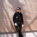 FIXER F12 FLIGHT JACKET Cashmere Suede × Cow Leather BLACK フィクサー フライトジャケット カシミヤスエード カウレザー ブラック A1 A-1 愛知 名古屋 Alto e Diritto altoediritto アルトエデリット