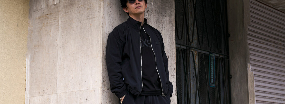 FIXER (フィクサー) FJT-01 CORDURA NYLON TRACK JACKET ストレッチナイロン トラックジャケット BLACK (ブラック) 【ご予約開始】【2025.10.24(Fri)～2025.11.24(Mon)】愛知 名古屋 Alto e Diritto altoediritto アルトエデリット セットアップ