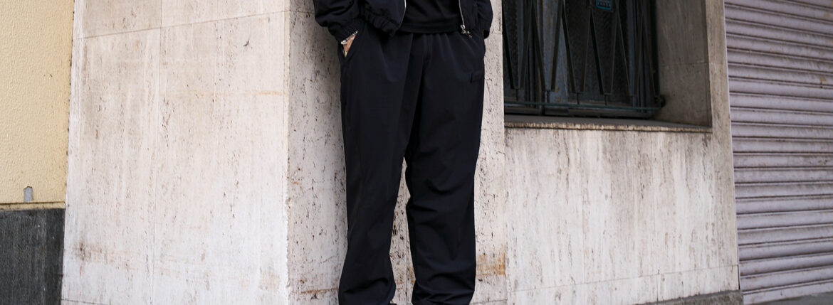 FIXER (フィクサー) FPT-03 CORDURA NYLON TRACK PANTS ストレッチナイロン トラックパンツ BLACK (ブラック) 【ご予約開始】【2025.10.24(Fri)～2025.11.24(Mon)】のイメージ