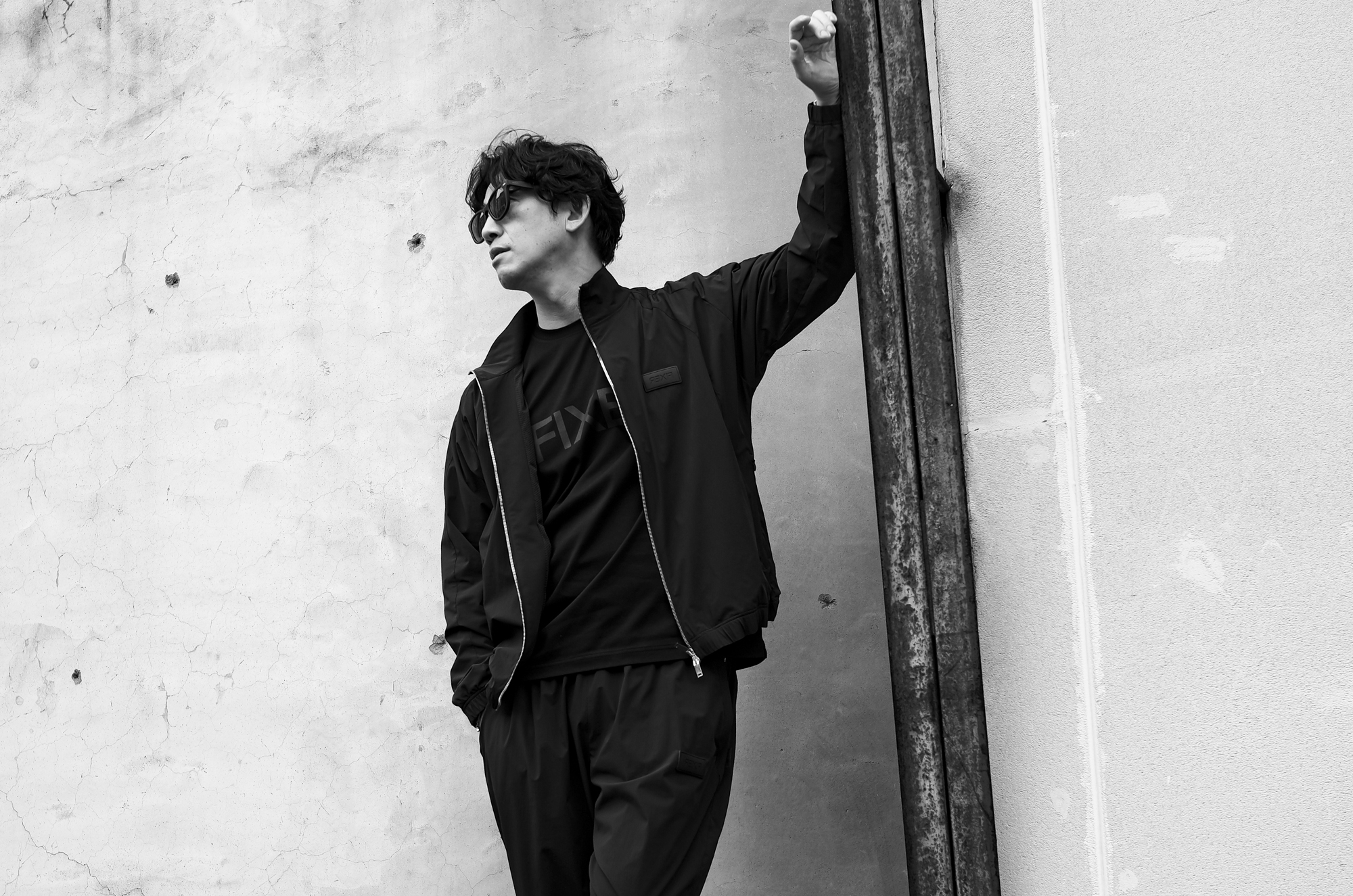 FIXER FTS-02 Print Crew Neck T-shirt “ALL BLACK” /// TOKYO LIMITED フィクサー Tシャツ オールブラック 東京限定 愛知 名古屋 Alto e Diritto altoediritto アルトエデリット