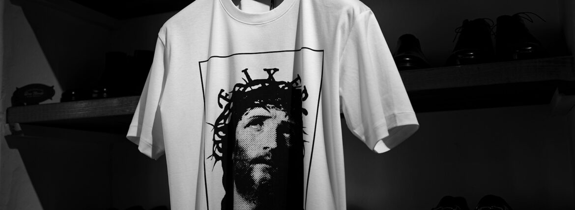 FIXER "FTS-17" JESUS WHITE フィクサー ジーザス キリスト ホワイト FIXER ロゴ Tシャツ フォトプリントTシャツ 愛知 名古屋 Alto e Diritto altoediritto アルトエデリット