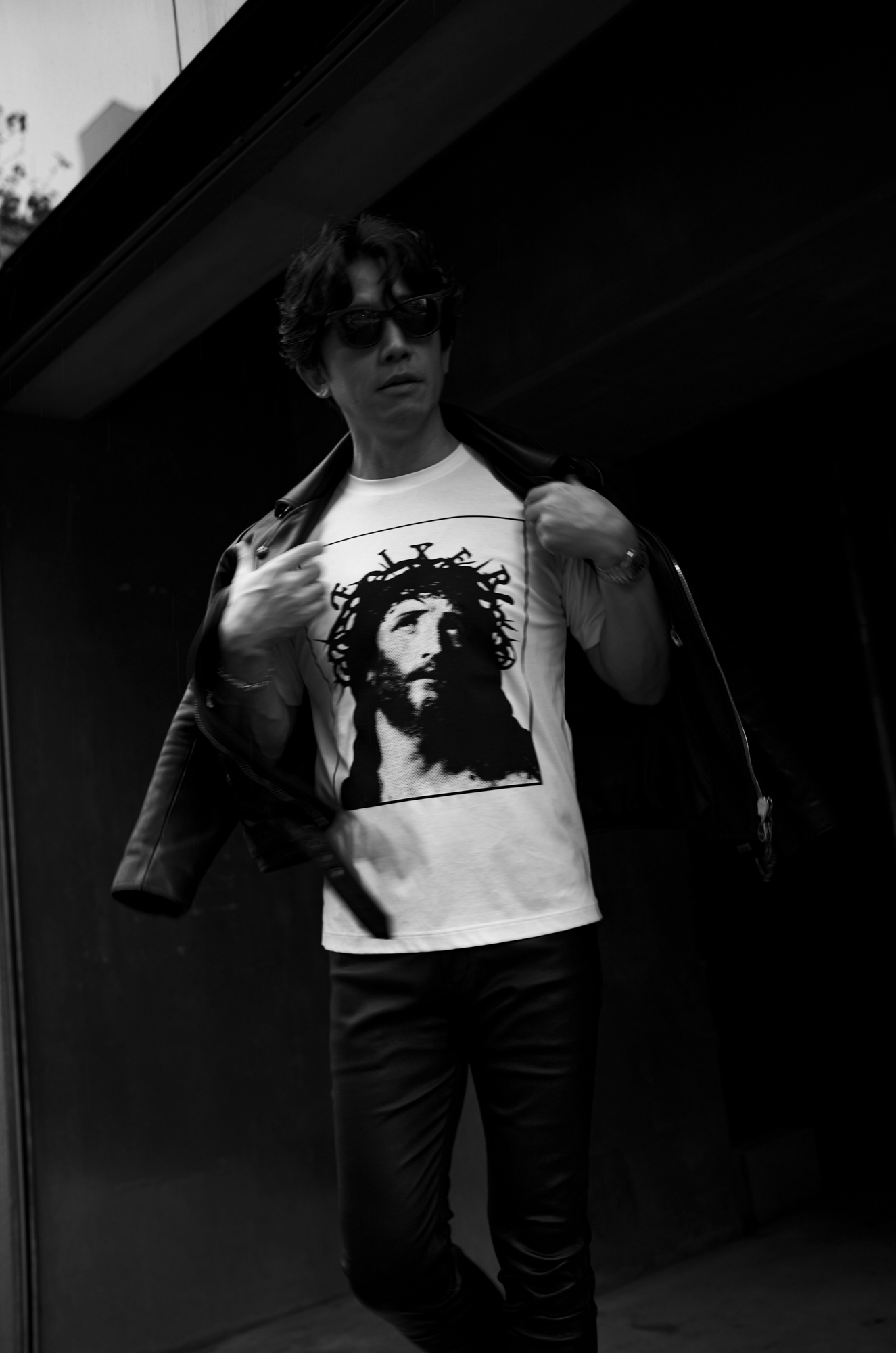 FIXER FTS-17 JESUS WHITE フィクサー ジーザス キリスト ホワイト FIXER ロゴ Tシャツ フォトプリントTシャツ 愛知 名古屋 Alto e Diritto altoediritto アルトエデリット