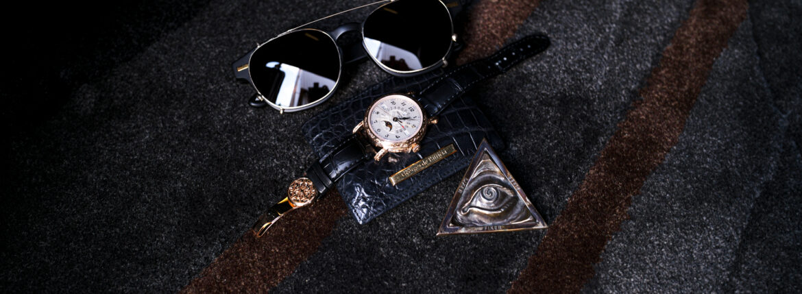 FIXER THUNDERCAT CLIP ON 18K GOLD MATTE BLACK // Georges de Patricia Cloud Crocodile 18K GOLD // PATEK PHILIPPE 5160/500R-001 フィクサー サンダーキャット クリップオン 18Kゴールド ジョルジュドパトリシア クラウドクロコダイル パテックフィリップ 愛知　名古屋 Alto e Diritto altoediritto アルトエデリット