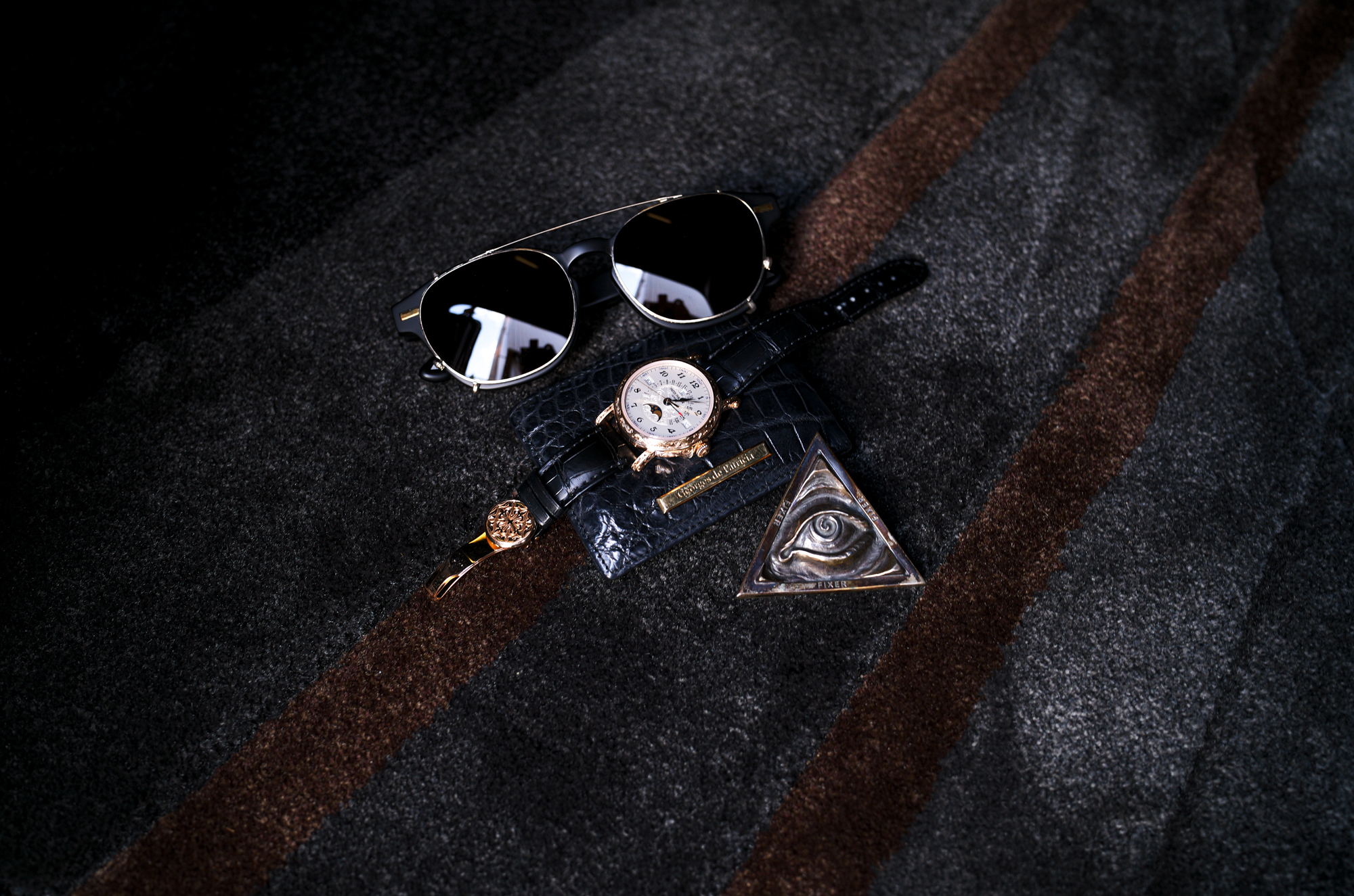 FIXER THUNDERCAT CLIP ON 18K GOLD MATTE BLACK // Georges de Patricia Cloud Crocodile 18K GOLD // PATEK PHILIPPE 5160/500R-001 フィクサー サンダーキャット クリップオン 18Kゴールド ジョルジュドパトリシア クラウドクロコダイル パテックフィリップ 愛知　名古屋 Alto e Diritto altoediritto アルトエデリット