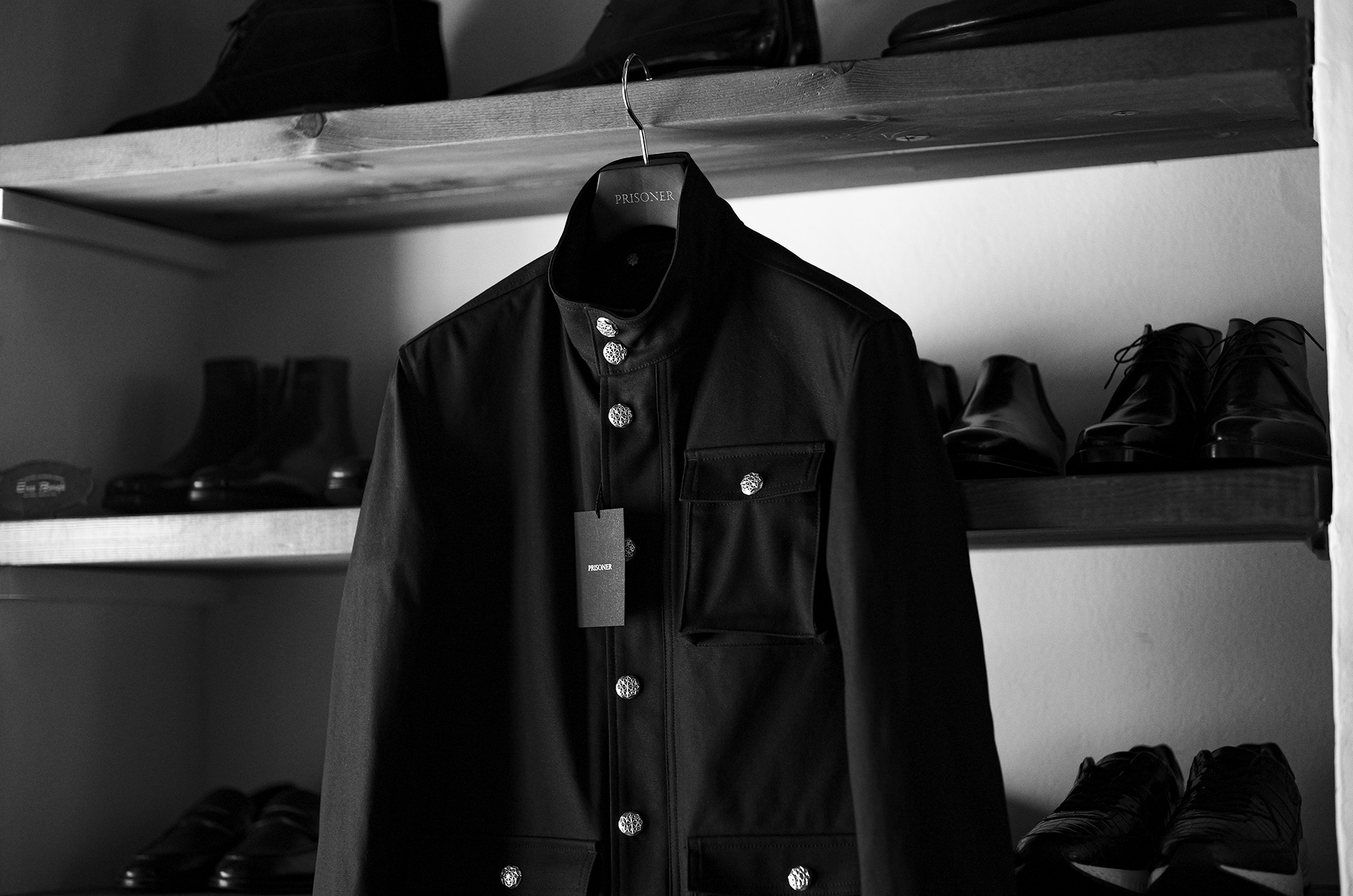 PRISONER (プリズナー) ID1988 M-65 FIELD JACKET 925 SILVER (ID1988 M-65 フィールドジャケット 925シルバー) Vintage Cotton 9oz CANVAS (ヴィンテージ コットン 9オンス キャンバス) ミリタリー ジャケット BLACK (ブラック) 愛知 名古屋 Alto e Diritto altoediritto アルトエデリット