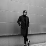 Sartoria Curvarti BESPOKE CASHMERE DOUBLE BREASTED COAT BLACK【Alto e Diritto 別注】【Special Model】サルトリア・クルヴァルティ ビスポーク カシミヤ ダブルブレステッド コート ダブルコート 2025 愛知 名古屋 Alto e Diritto altoediritto アルトエデリット