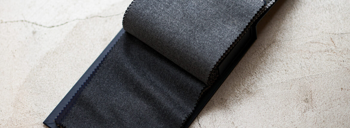 Sartoria Curvarti "BESPOKE" DRAPERS FEATHER WEIGHT FLANNEL 100 MERINO WOOL SINGLE BREASTED SUITS CHARCOAL GRAY 2026 サルトリアクルヴァルティ ビスポーク ドラッパーズ フェザーウエイトフランネル メリノウール シングルブレステッド スーツ テーラード チャコールグレー 愛知 名古屋 Alto e Diritto altoediritto アルトエデリット