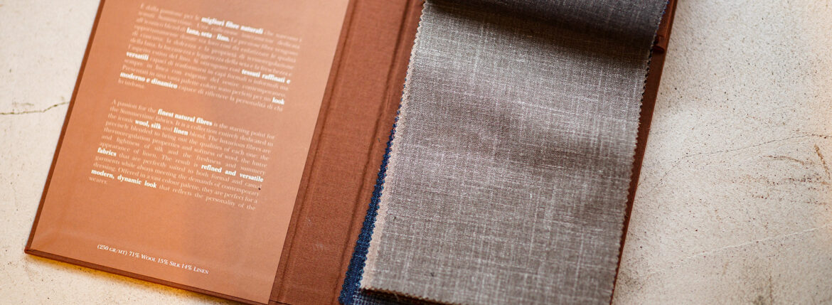 Sartoria Curvarti "BESPOKE" Loro Piana SUMMER TIME WOOL SILK AND LINEN SINGLE BREASTED JACKET GREGE 2026 サルトリアクルヴァルティ ビスポーク ロロピアーナ サマータイム ウールシルク リネン シングルブレステッド ジャケット テーラード グレージュ 愛知 名古屋 Alto e Diritto altoediritto アルトエデリット