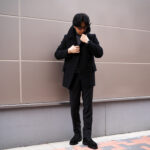 TOM FORD (トムフォード) MELTON PEACOAT (メルトン Pコート) ウール メルトン ピーコート BLACK (ブラック) Made in italy (イタリア製) 愛知　名古屋 Alto e Diritto altoediritto アルトエデリット