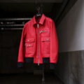 Balvenie Wilhelm No.08 FLIGHT JACKET 925 SILVER COW LEATHER “RED” Made In Englandのイメージ