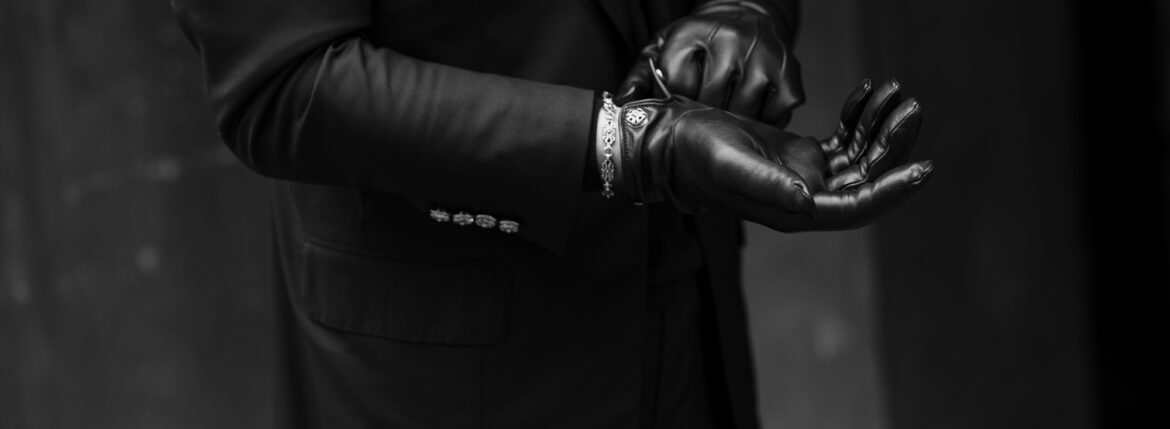 Balvenie Wilhelm (バルヴェニー ヴィルヘルム) No.28 LEATHER GLOVES 925 SILVER (ナンバー トゥエンティエイト レザーグローブ 925シルバー) カシミアライニング ラムレザー グローブ BLACK (ブラック) 愛知 名古屋 Alto e Diritto altoediritto アルトエデリット