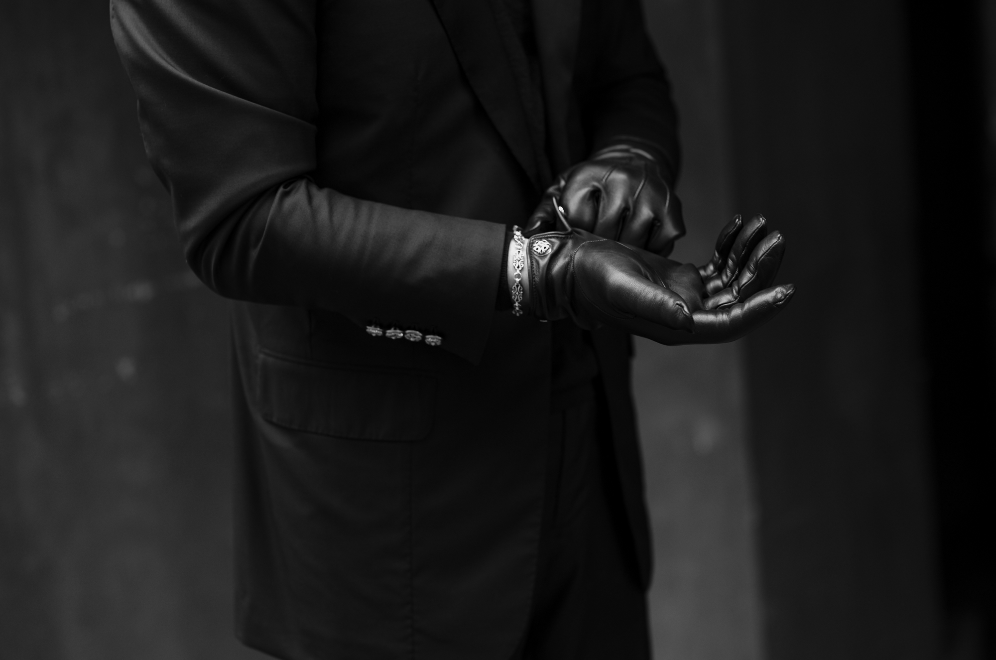 Balvenie Wilhelm (バルヴェニー ヴィルヘルム) No.28 LEATHER GLOVES 925 SILVER (ナンバー トゥエンティエイト レザーグローブ 925シルバー) カシミアライニング ラムレザー グローブ BLACK (ブラック) 愛知 名古屋 Alto e Diritto altoediritto アルトエデリット