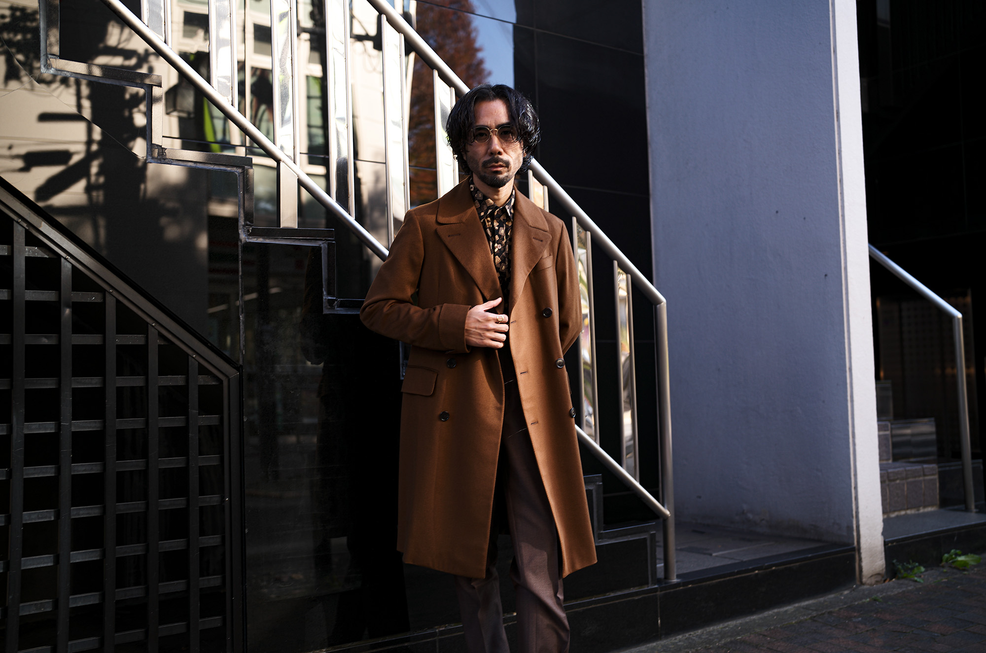 BELVEST(ベルベスト) NEW CLASSIC POLO COAT CASHMERE VICUNA カシミヤ ビキューナ ニュークラシックポロコート CAMEL (キャメル・031) Made in italy (イタリア製) 愛知 名古屋 Alto e Diritto altoediritto アルトエデリット Tiamo ティアモ