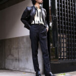 cuervo bopoha (クエルボ ヴァローナ) Sartoria Collection (サルトリア コレクション) Chris (クリス) DRESS WOOL SLACKS ウール ドレス パンツ BLACK (ブラック・99) MADE IN JAPAN (日本製) 【ご予約開始】愛知 名古屋 Alto e Diritto altoediritto アルトエデリット スラックス ブラックスラックス