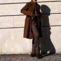 cuervo bopoha (クエルボ ヴァローナ) Sartoria Collection (サルトリア コレクション) Chris (クリス) DRESS WOOL SLACKS ウール ドレス パンツ BROWN (ブラウン・014) MADE IN JAPAN (日本製) 【ご予約受付中】のイメージ