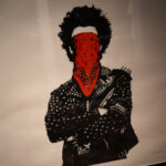 Dolk ドルク PUNK パンク 2012年 262/300 Screen Print on Paper 鋲じゃん 革ジャン　愛知 名古屋 Alto e Diritto altoediritto アルトエデリット アート ギャラリー ART DOLK : ノルウェー在住のグラフィティアーティスト。Banksyに見出され、2003年から本格的にキャリアをスタートし、ヨーロッパ、アメリカと・・・活動の場を広げてきました。ノルウェー本国では、有名なハルデン刑務所の壁にアートワークを施し、メッセージ性の高い表現で注目を集めていました。ここ数年でその作風は変化し、スクリーンプリントの作品など、グラフィックからは一線を退き、現代アーティストとして活動しています。DOLK : A graffiti artist from Norway, discovered by Banksy in 2003, DOLK has been working in Europe and the USA since then. In Norway, he first gained attention for his message on the walls of the famous Halden Prison. In the last few years, his style has changed, and he has moved away from graphics, including screen prints, to work as a contemporary artist.