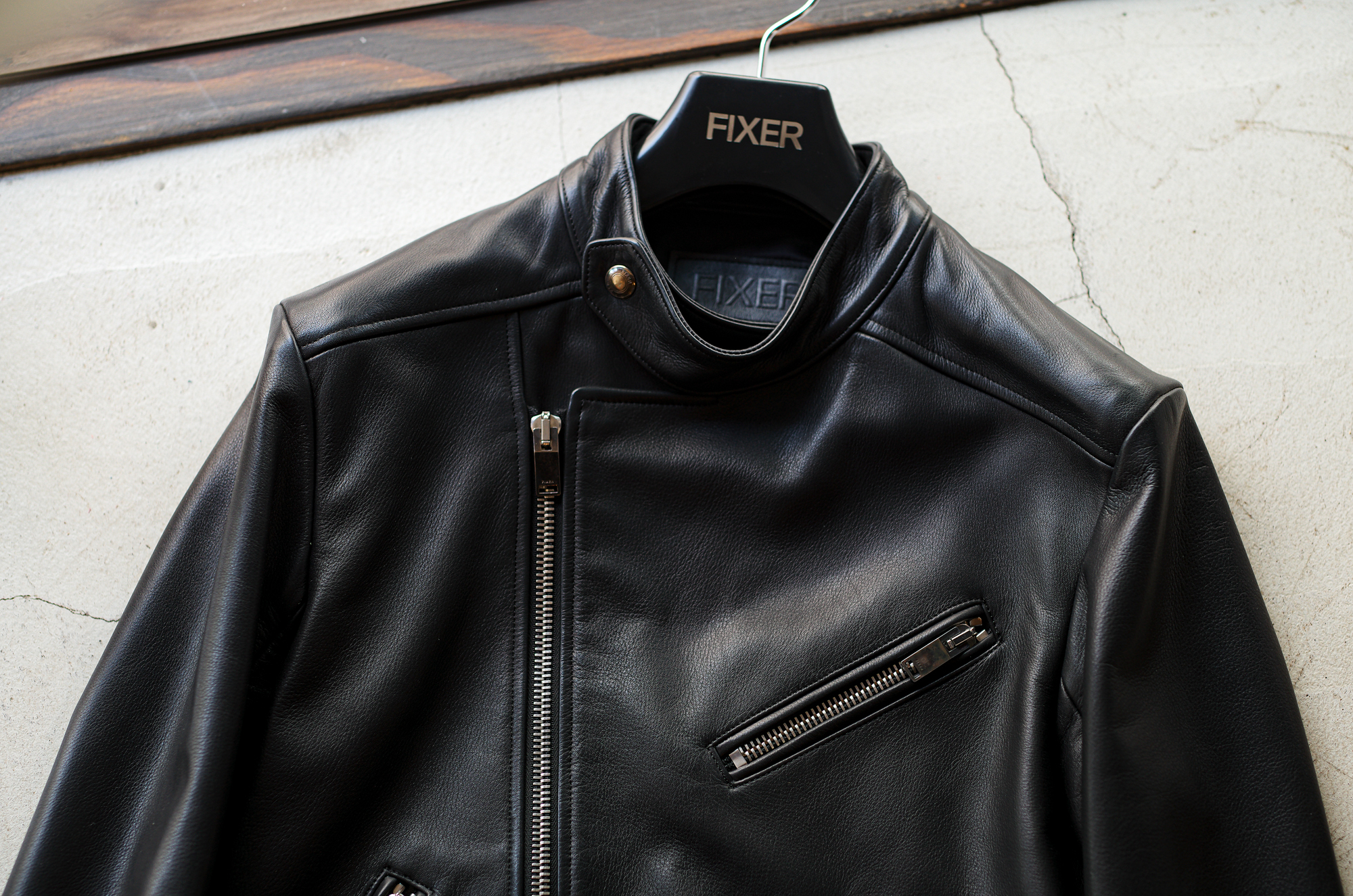 FIXER F1 SEMI DOUBLE RIDERS フィクサー エフワン セミダブルライダース アルトエデリット レザー 革ジャン アウター ジャケット ライダース ブラック 愛知 名古屋 Alto e Diritto altoediritto アルトエデリット