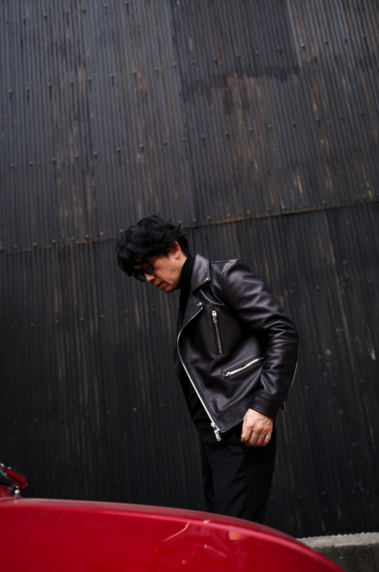 FIXER F13 DOUBLE RIDERS Cow Leather BLACK フィクサー ダブルライダース カウレザー ブラック 愛知 名古屋 Alto e Diritto altoediritto アルトエデリット レザージャケット ライダースジャケット