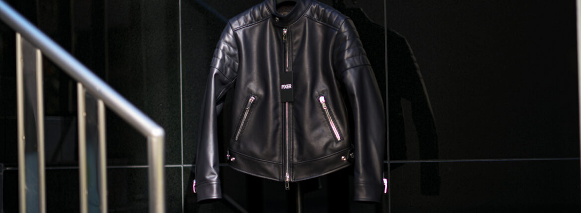 FIXER F2 Cow Leather BLACK【レディ-ス】【カスタム // 0.8mm厚】フィクサー エフフォー カウレザー ブラック カスタムレザー オーダーレザー 愛知 名古屋 Alto e Diritto altoediritto アルトエデリット