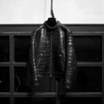 FIXER(フィクサー) F2 CROCODILE(エフツー クロコダイル) SINGLE RIDERS Mat Crocodile マットクロコダイル エキゾチックレザー シングルライダース ジャケット BLACK(ブラック) 【Special Special Special Model】愛知 名古屋 Alto e Diritto altoediritto アルトエデリット スペシャルライダース クロコダイルライダース レザージャケット ライダースジャケット