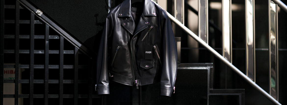 FIXER F4 Cow Leather BLACK【レディ-ス】【カスタム // ベルトレス , 0.8mm厚】フィクサー エフフォー カウレザー ブラック カスタムレザー オーダーレザー 愛知 名古屋 Alto e Diritto altoediritto アルトエデリット