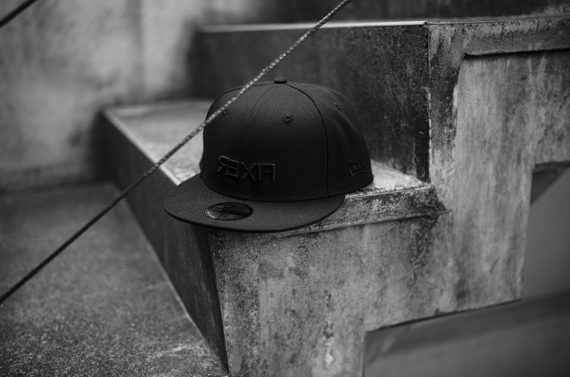 FIXER × NEW ERA 59FIFTY® FNE-07 Reverse Logo BASEBALL CAP BLACK × WHITE , BLACK × BLACK 【ご予約受付中】【2025.11.03(Mon)~2025.11.30(Sun)】 フィクサー × ニューエラ リバースロゴ ベースボールキャップ ブラック ホワイト 愛知 名古屋 Alto e Diritto altoediritto アルトエデリット