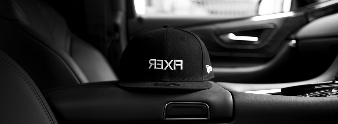 FIXER × NEW ERA 59FIFTY® FNE-07 Reverse Logo BASEBALL CAP BLACK × WHITE , BLACK × BLACK 【ご予約受付中】【2025.11.03(Mon)~2025.11.30(Sun)】 フィクサー × ニューエラ リバースロゴ ベースボールキャップ ブラック ホワイト 愛知 名古屋 Alto e Diritto altoediritto アルトエデリット