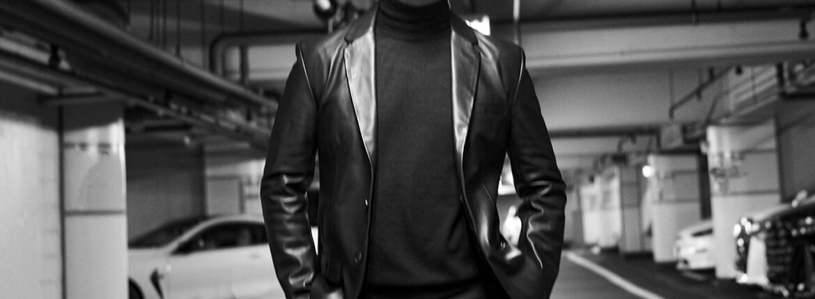 FIXER TOMBOY AVIATOR SUNGLASSES SILVER BLACK GRADATION // FIXER F3 SARTORIAL JACKET Cow Leather BLACK // RIVORA 18G Cashmere Silk Turtle Neck Pull-Over BLACK // cuervo bopoha Chris DRESS WOOL SLACKS BLACK // Georges de Patricia Diablo 925 STERLING SILVER Shrunken Calf NOIR フィクサー トムボーイ ティアドロップ 925シルバー カウレザー リヴォラ タートルネック カシミヤ シルク クエルボヴァローナ ドレスウールスラックス ジョルジュドパトリシア ディアブロ 愛知 名古屋 Alto e Diritto altoediritto アルトエデリット