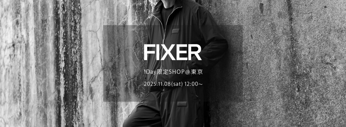 【FJT-01,FPT-03】【FIXER / フィクサー・1Day限定SHOP @東京 / 2025.11.08(sat) 12:00～】【F0 RACING,F0,F12,F11,F10,F9,F8,F7,F6,F5,F4,F3,FJT,FPT,FTS,FTB,BLACK PANTHER,THUNDERCAT,THUNDERCAT CLIP ON,TOMBOY,FBT,SIGNET RING,LOGO RING,ILLUMINATI EYES RING,DOGTAG,ILLUMINATI EYES NECKLACE,COMPASS&RULER NECKLACE,FKC,FWC,FWL】のイメージ