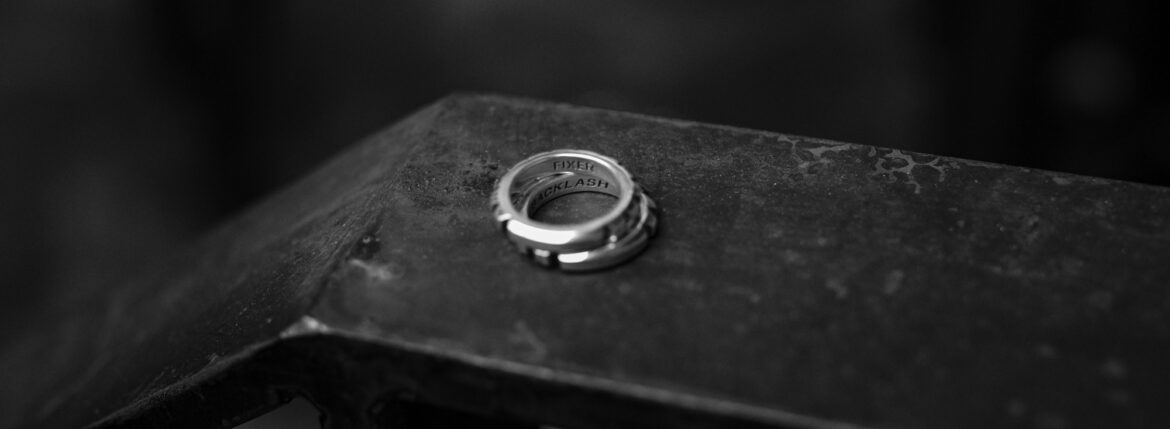 "ISAMU KATAYAMA BACKLASH x FIXER" DUAL GEAR RING 925 STERLING SILVER FIX-2211-03 SILVER 2026 AW イサムカタヤマバックラッシュ x フィクサー リング 925シルバー MADE IN JAPAN (日本製) 愛知 名古屋 Alto e Diritto altoediritto アルトエデリット