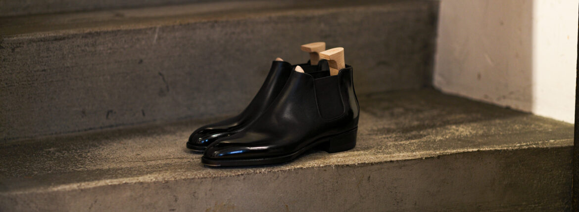Yohei Fukuda MTO Wholecut Chelsea Boot Black Calf Leather Black 2025 ヨウヘイフクダ フォールカットチェルシーブーツ ブラックカーフ レザー ブラック 2025年 愛知 名古屋 Alto e Diritto altoediritto アルトエデリット