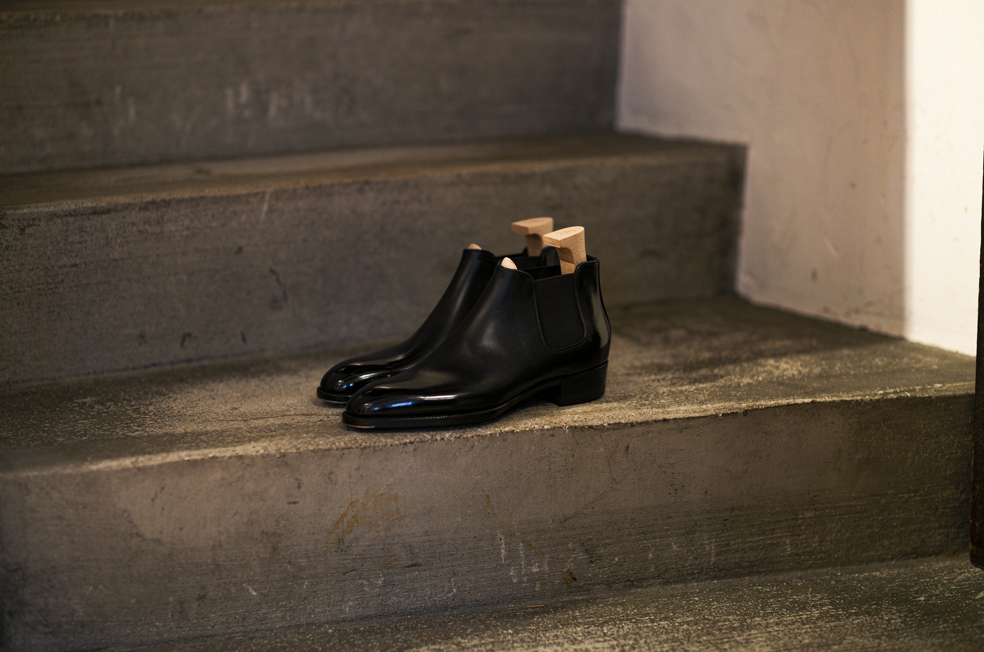 Yohei Fukuda MTO Wholecut Chelsea Boot Black Calf Leather Black 2025 ヨウヘイフクダ フォールカットチェルシーブーツ ブラックカーフ レザー ブラック 2025年 愛知 名古屋 Alto e Diritto altoediritto アルトエデリット