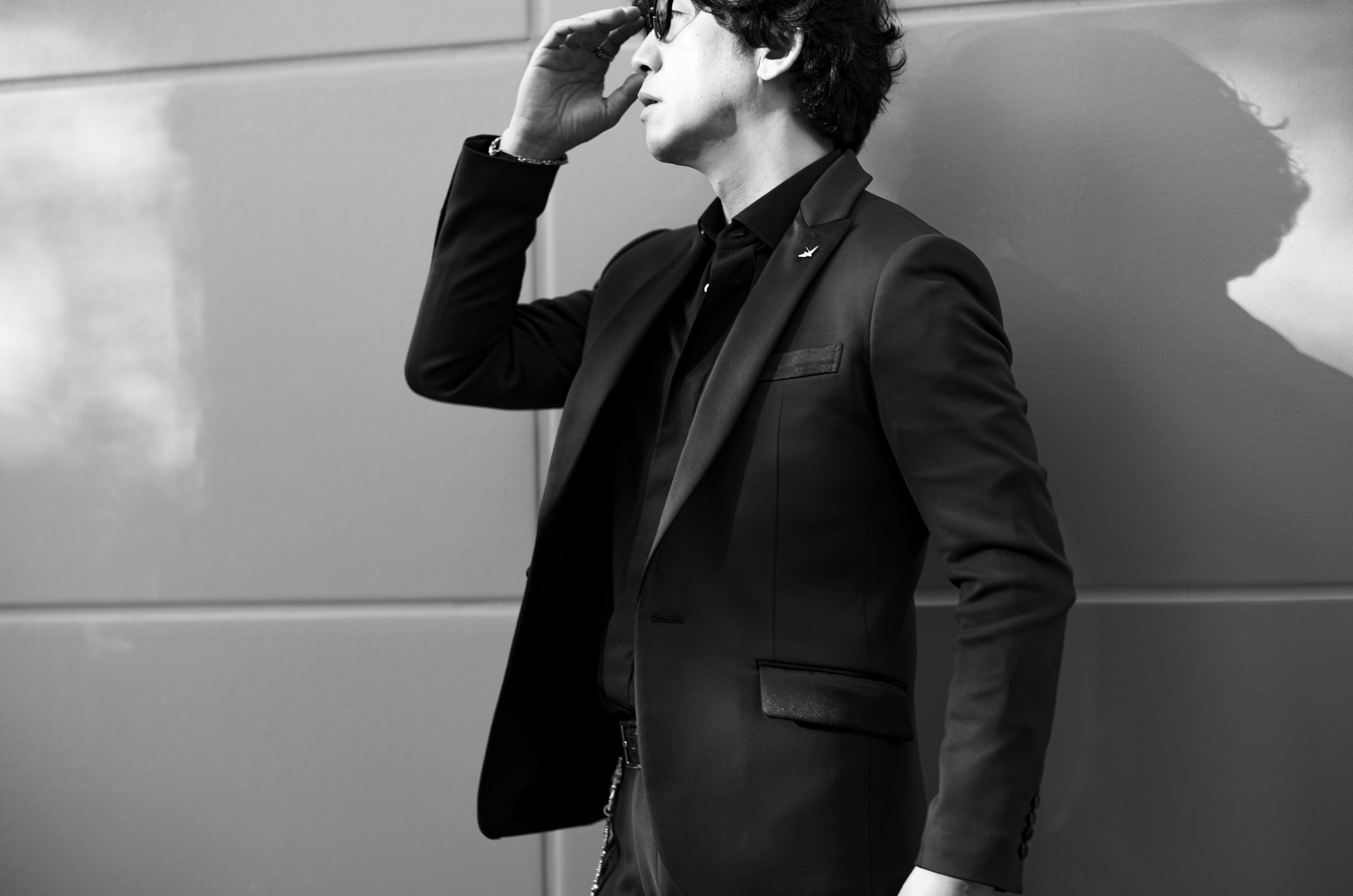 1PIU1UGUALE3 "SMOKING JACKET" 40G FULLY DULL JERSEY BLACK /// 1PIU1UGUALE3 "SMOKING TROUSERS" 40G FULLY DULL JERSEY BLACK PIU1UGUALE3 (ウノピュウノウグァーレトレ) SMOKING JACKET (スモーキング ジャケット) 40G FULLY DULL JERSEY タキシード ジャケット BLACK (ブラック) MADE IN JAPAN (日本製) 1PIU1UGUALE3 (ウノピュウノウグァーレトレ) SMOKING TROUSERS (スモーキング トラウザーズ) 40G FULLY DULL JERSEY ドレスパンツ タキシード パンツ MADE IN JAPAN (日本製) 愛知 名古屋 Alto e Diritto altoediritto アルトエデリット