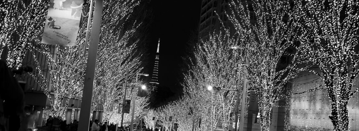 A Silent Hit 的を得る クリスマス メリークリスマス 六本木ヒルズ LEICA ライカ イルミネーション