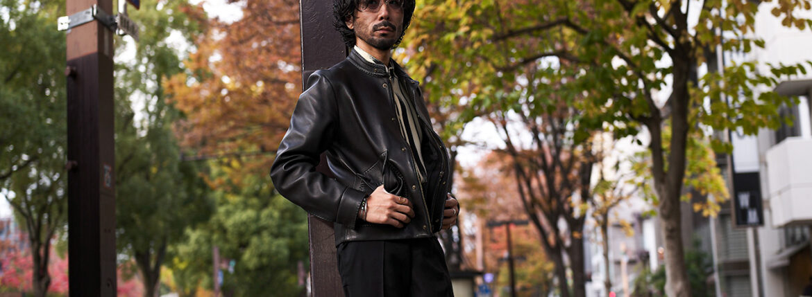 AVANTARE (アヴァンターレ) CASCIAGO (カシャーゴ) LAMB NAPPA SKIN 0.9mm レザー シングル ライダース ジャケット BLACK (ブラック) 愛知 名古屋 Alto e Diritto altoediritto アルトエデリット Tiamo ティアモ AV