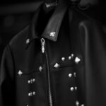 Balvenie Wilhelm No.17 Studs Custom SINGLE RIDERS 925 SILVER COW LEATHER BLACK 【SPECIAL】 バルヴェニー ヴィルヘルム ナンバーセブンティーン シングルライダース 925シルバー カウレザー レザージャケット シングルライダース ジャケット ブラック Made In England イギリス製 愛知 名古屋 Alto e Diritto altoediritto アルトエデリット スタッズカスタム