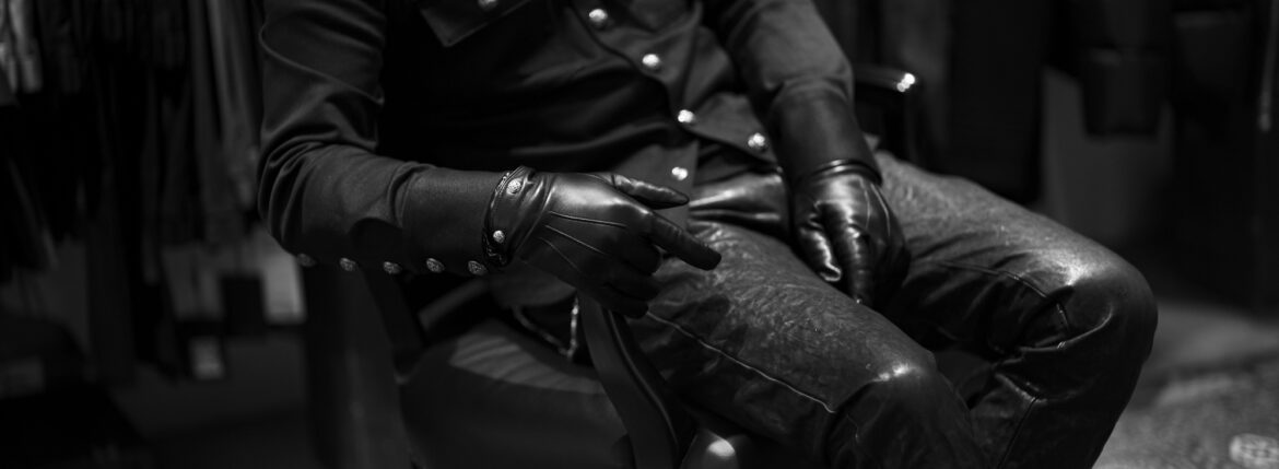 Balvenie Wilhelm (バルヴェニー ヴィルヘルム) No.28 LEATHER GLOVES 925 SILVER (ナンバー トゥエンティエイト レザーグローブ 925シルバー) カシミアライニング ラムレザー グローブ BLACK (ブラック) 愛知 名古屋 Alto e Diritto altoediritto アルトエデリット