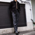 cuervo bopoha (クエルボ ヴァローナ) Sartoria Collection (サルトリア コレクション) Chris (クリス) DRESS WOOL SLACKS ウール ドレス パンツ MEDIUM GRAY (ミディアムグレー・007) MADE IN JAPAN (日本製) 【ご予約受付中】のイメージ