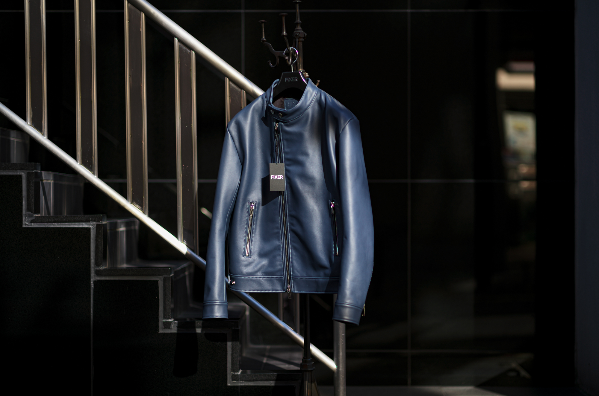 FIXER F10 SEMI SINGLE RIDERS Cow Leather NAVY フィクサー エフテン シングルライダース カウレザー ネイビー 紺色 愛知 名古屋 Alto e Diritto altoediritto アルトエデリット