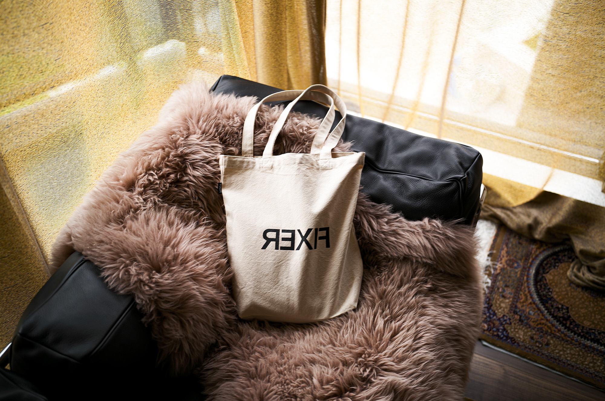 FIXER FTB-02 Reverse Print TOTE BAG NATURAL 【10枚限定 発売します】 フィクサー リバース トートバック ナチュラル キャンバストート 愛知 名古屋 Alto e Diritto altoediritto アルトエデリット