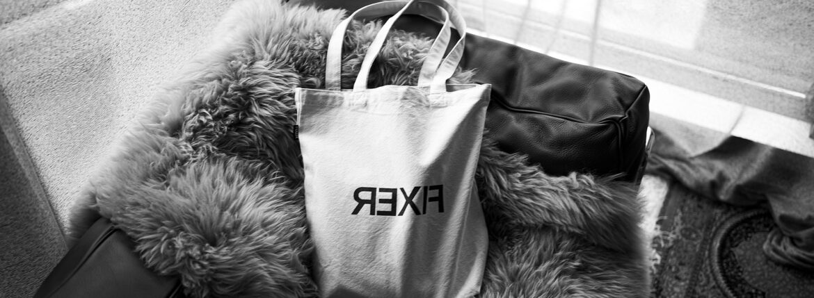 FIXER FTB-02 Reverse Print TOTE BAG NATURAL 【10枚限定 発売します】 フィクサー リバース トートバック ナチュラル キャンバストート 愛知 名古屋 Alto e Diritto altoediritto アルトエデリット