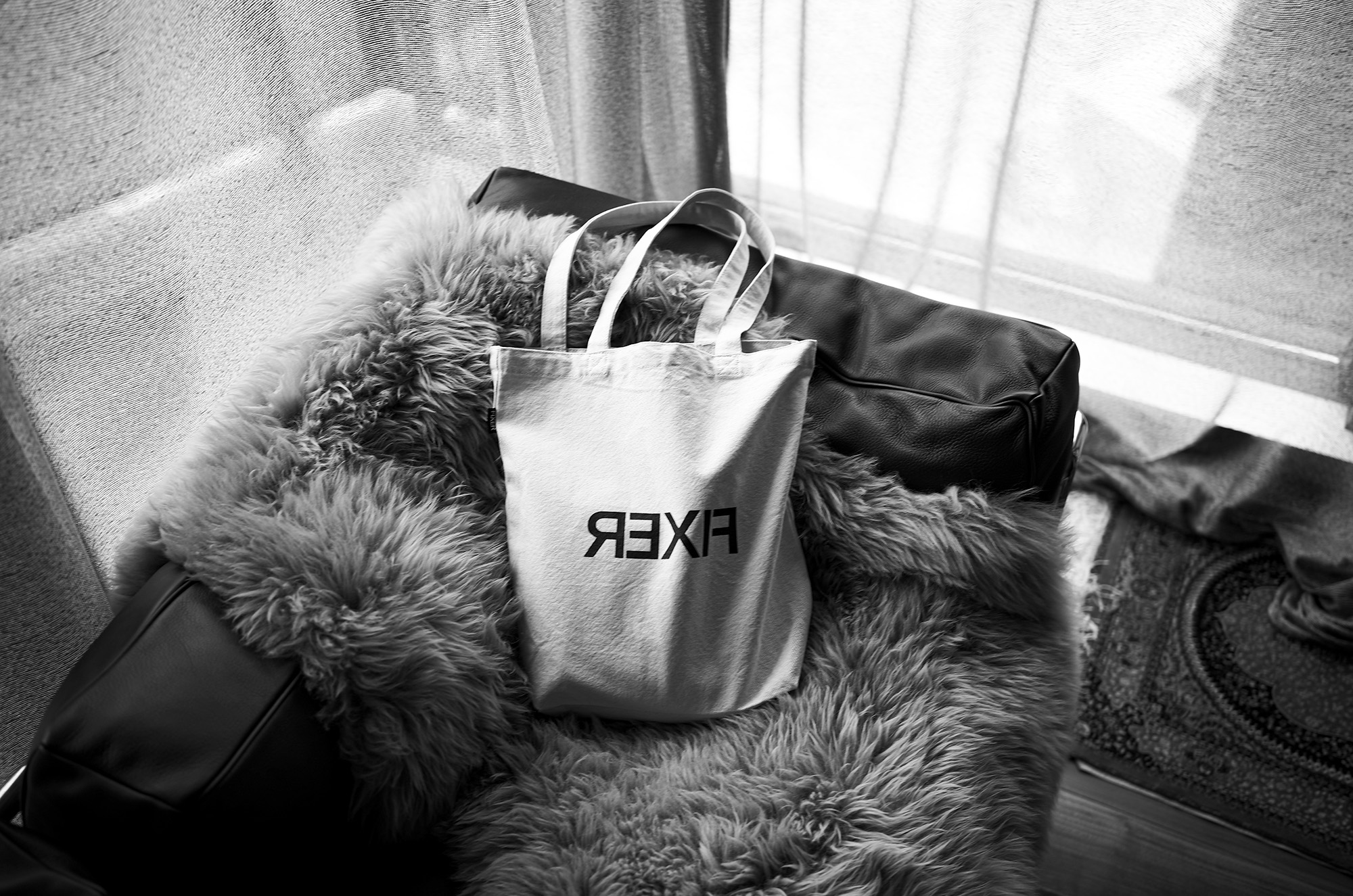 FIXER FTB-02 Reverse Print TOTE BAG NATURAL 【10枚限定 発売します】 フィクサー リバース トートバック ナチュラル キャンバストート 愛知 名古屋 Alto e Diritto altoediritto アルトエデリット