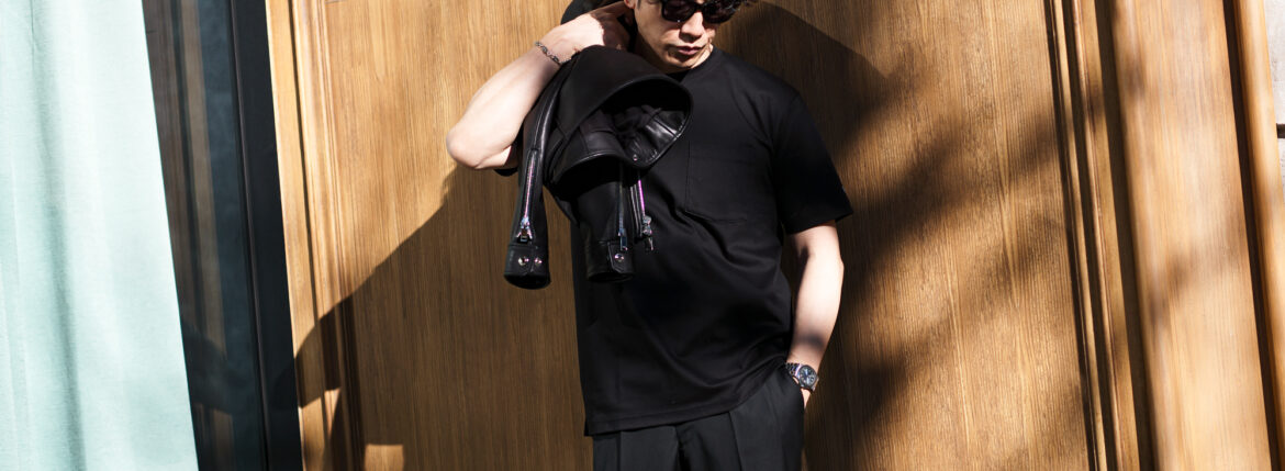 FIXER FTS-01 2 Print Crew Neck T-shirt WHITE , BLACK フィクサー Tシャツ ホワイト ブラック ポケットTシャツ ポケTEE 愛知 名古屋 Alto e Diritto altoediritto アルトエデリット