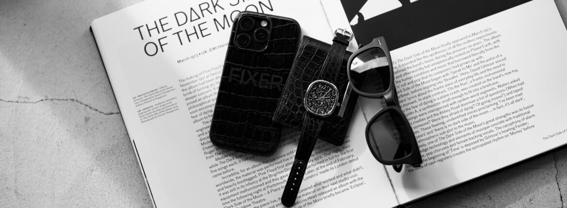 FIXER Crocodile iPhone Case ALL BLACK // Georges de Patricia Cloud Crocodile 925 STERLING SILVER // PATEK PHILIPPE 5738/51G-001 GOLDEN ELLIPSE // FIXER BLACK PANTHER 925 STERLING SILVER MATTE BLACK フィクサー クロコダイル ジョルジュドパトリシア クラウドクロコダイル 925シルバー パテックフィリップ ゴールデンエリプス ブラックパンサー マットブラック