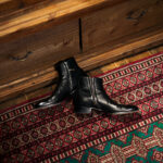 Georges de Patricia(ジョルジュ ド パトリシア) Stradale (ストラダーレ) 925 STERLING SILVER (925 スターリングシルバー) Black Calf (ブラックカーフレザー) サイドジップブーツ NOIR (ブラック) Alto e Diritto altoediritto アルトエデリット ジップブーツ レザーブーツ 愛知 名古屋