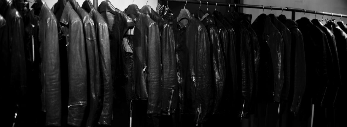 ISAMU KATAYAMA BACKLASH ITALY SHOULDER GARMENT DYED DOUBLE RIDERS No.1254-02 SINGLE RIDERS No.1254-01 イサムカタヤマ バックラッシュ イタリー ショルダー ガーメントダイ ダブルライダース シングルライダース アルトエデリット レザー 革ジャン アウター ジャケット ライダース ブラック 愛知 名古屋 Alto e Diritto altoediritto アルトエデリット